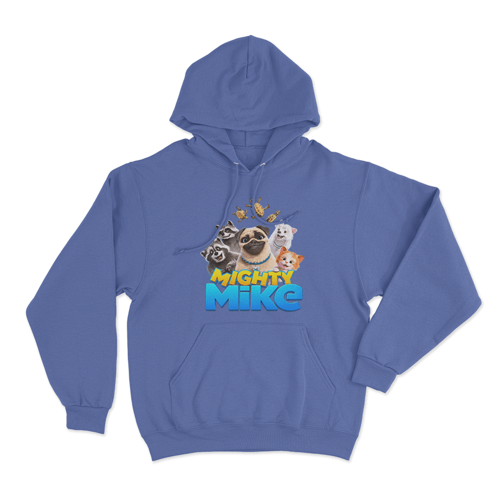Mighty Mike Character Group Hoodie Blue Mighty Mike Character Group Hoodie Blue