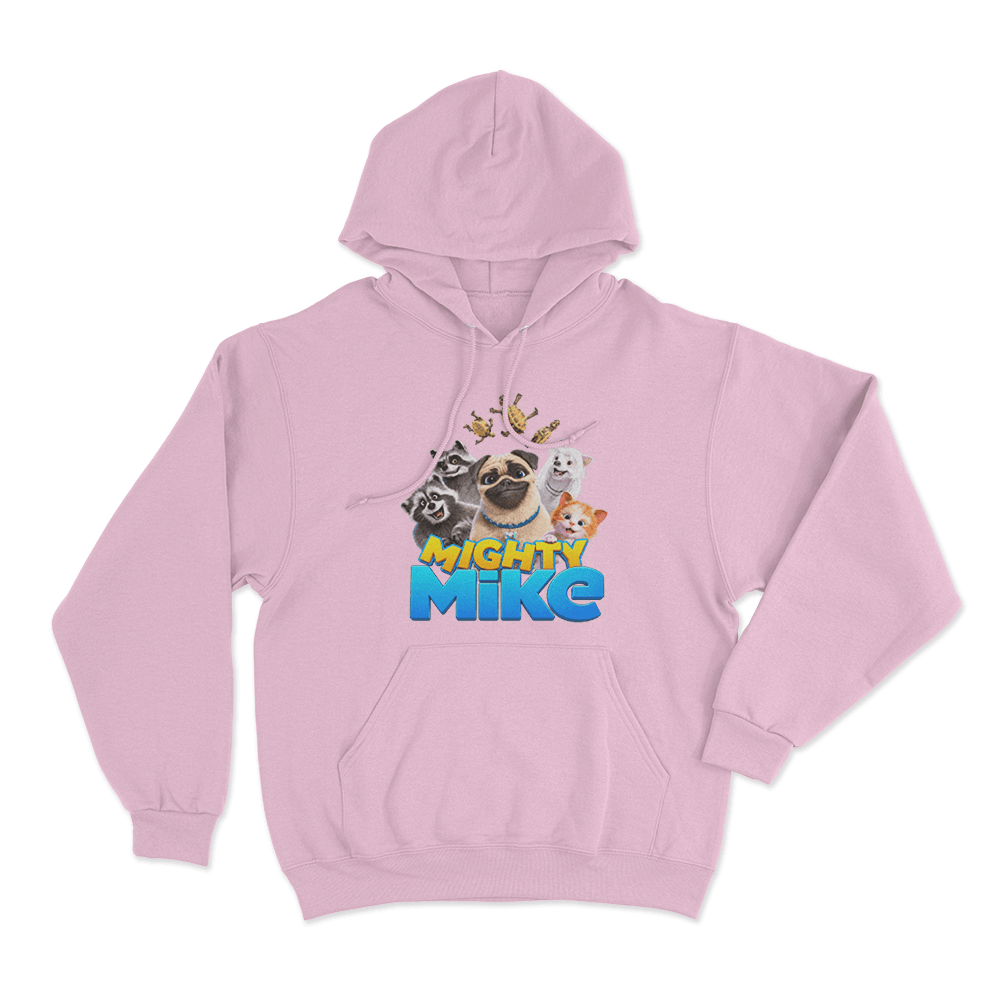 Mighty Mike Character Group Hoodie Pink Mighty Mike Character Group Hoodie Pink