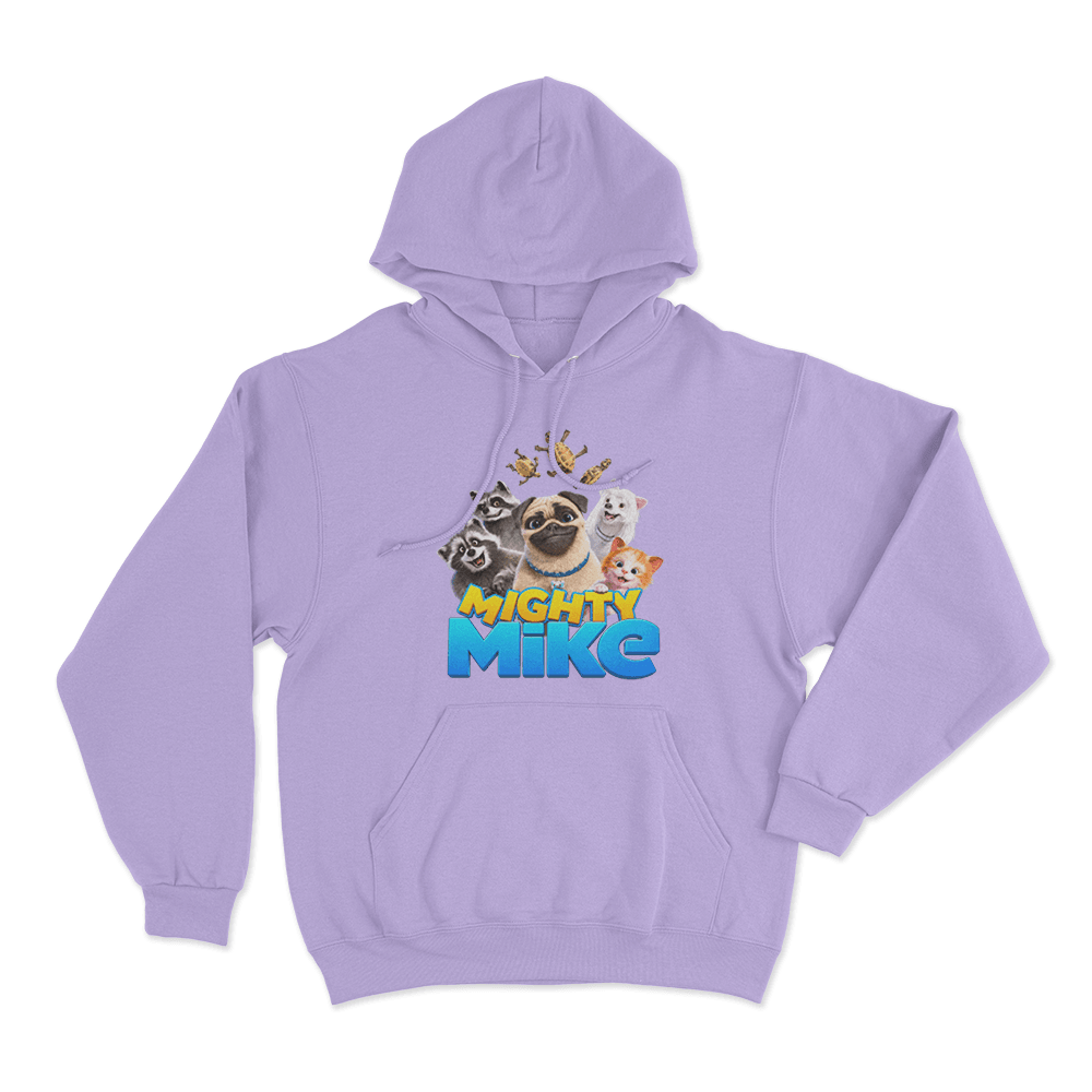 Mighty Mike Character Group Hoodie Purple Mighty Mike Character Group Hoodie Purple