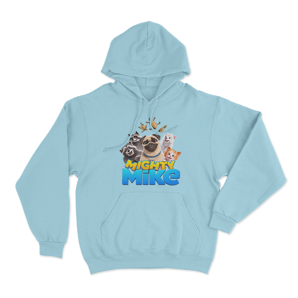 Mighty Mike Character Group Hoodie Sky Blue Mighty Mike Character Group Hoodie Sky Blue
