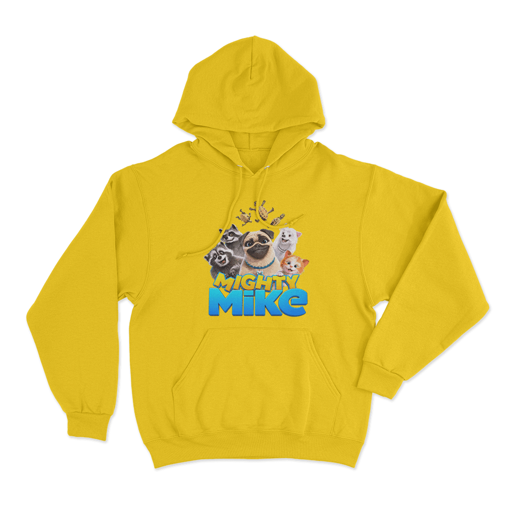 Mighty Mike Character Group Hoodie Yellow Mighty Mike Character Group Hoodie Yellow