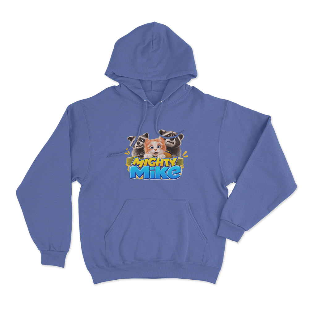 Mighty Mike Mischief Crew Unisex Hoodie Blue Mighty Mike Mischief Crew Unisex Hoodie Blue