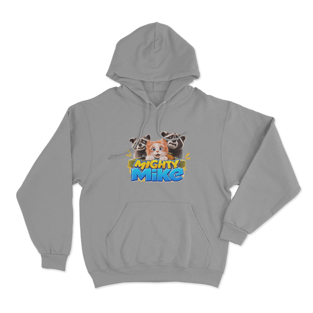 Mighty Mike Mischief Crew Unisex Hoodie Grey Mighty Mike Mischief Crew Unisex Hoodie Grey