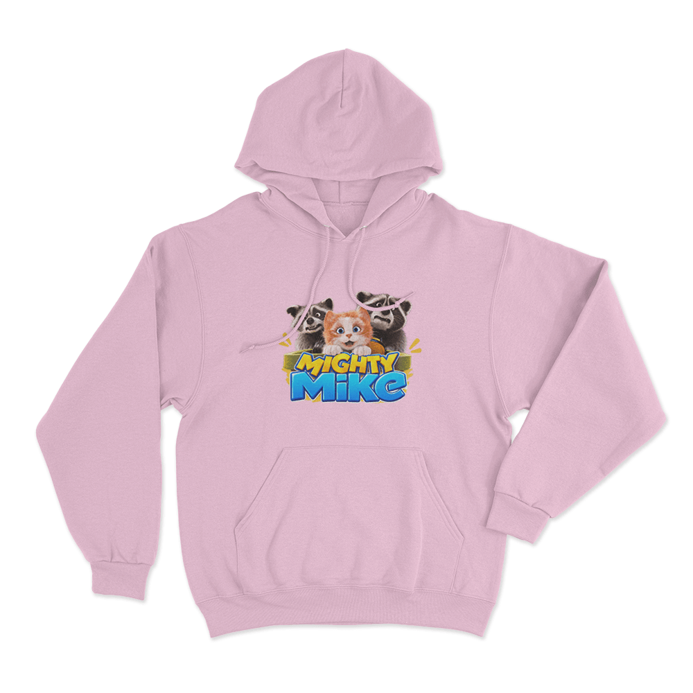 Mighty Mike Mischief Crew Unisex Hoodie Pink Mighty Mike Mischief Crew Unisex Hoodie Pink