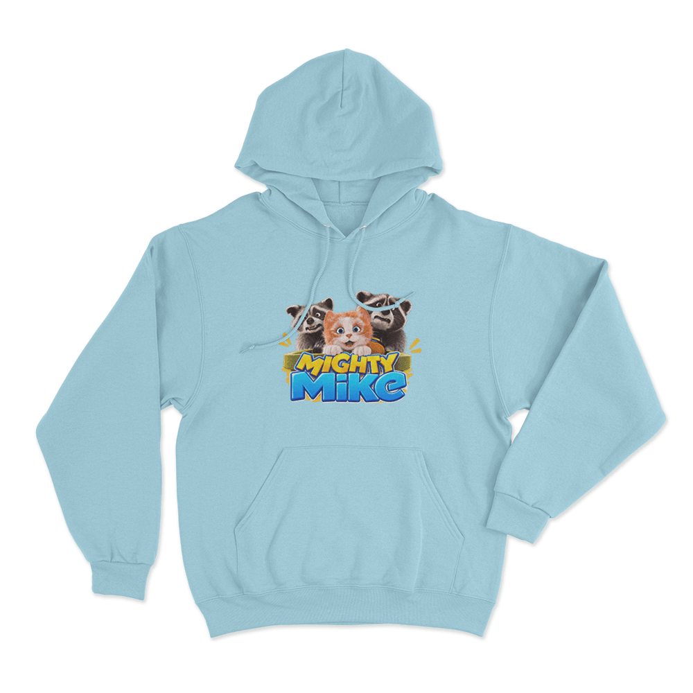 Mighty Mike Mischief Crew Unisex Hoodie Sky Blue Mighty Mike Mischief Crew Unisex Hoodie Sky Blue