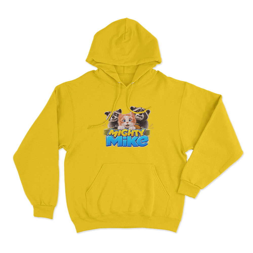 Mighty Mike Mischief Crew Unisex Hoodie Yellow Mighty Mike Mischief Crew Unisex Hoodie Yellow