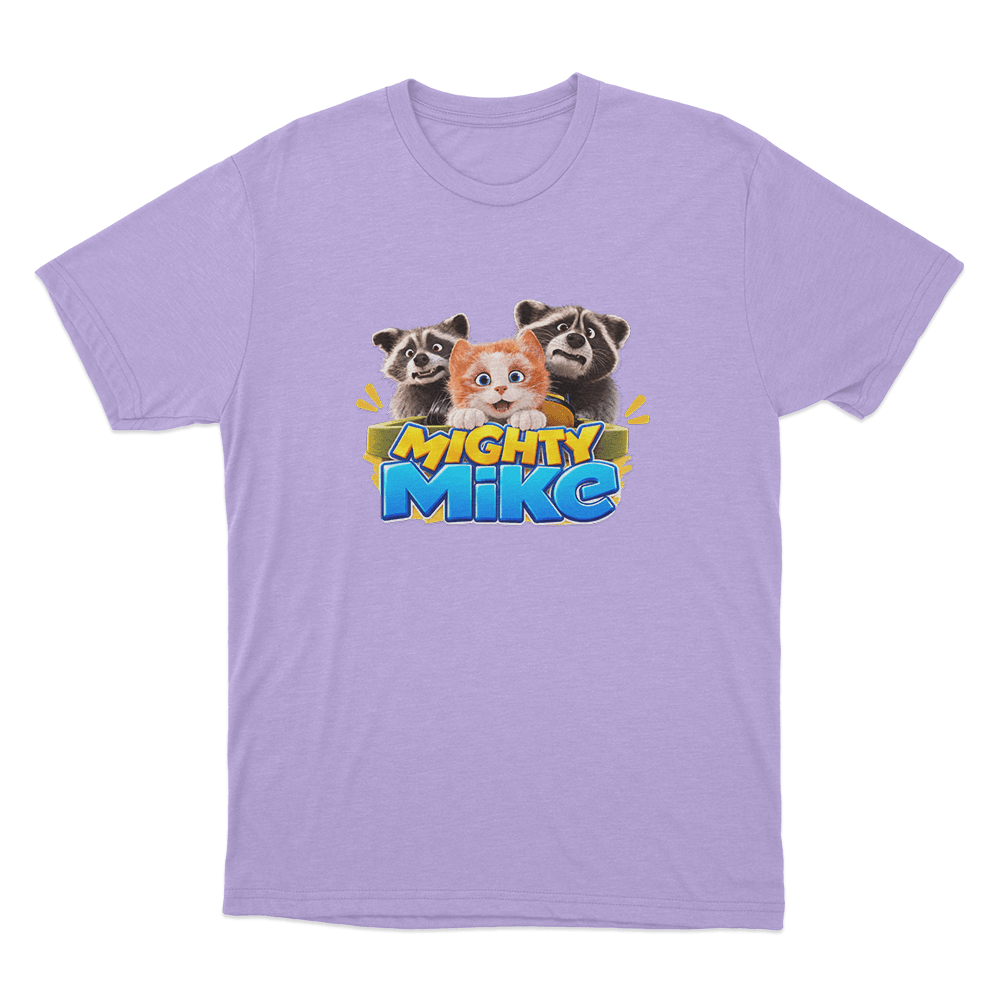 Mighty Mike Mischief Crew Unisex T Shirt Purple Mighty Mike Mischief Crew Unisex T Shirt Purple