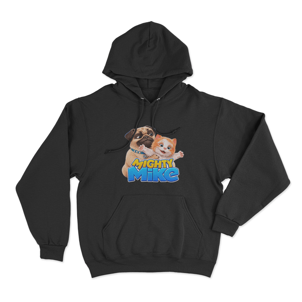 Mike & Fluffy Unisex Hoodie Black Mike Fluffy Unisex Hoodie Black