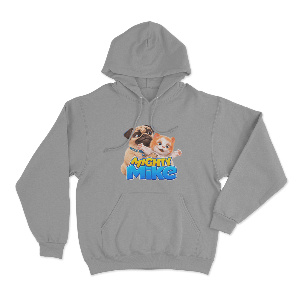 Mike & Fluffy Unisex Hoodie Grey Mike Fluffy Unisex Hoodie Grey