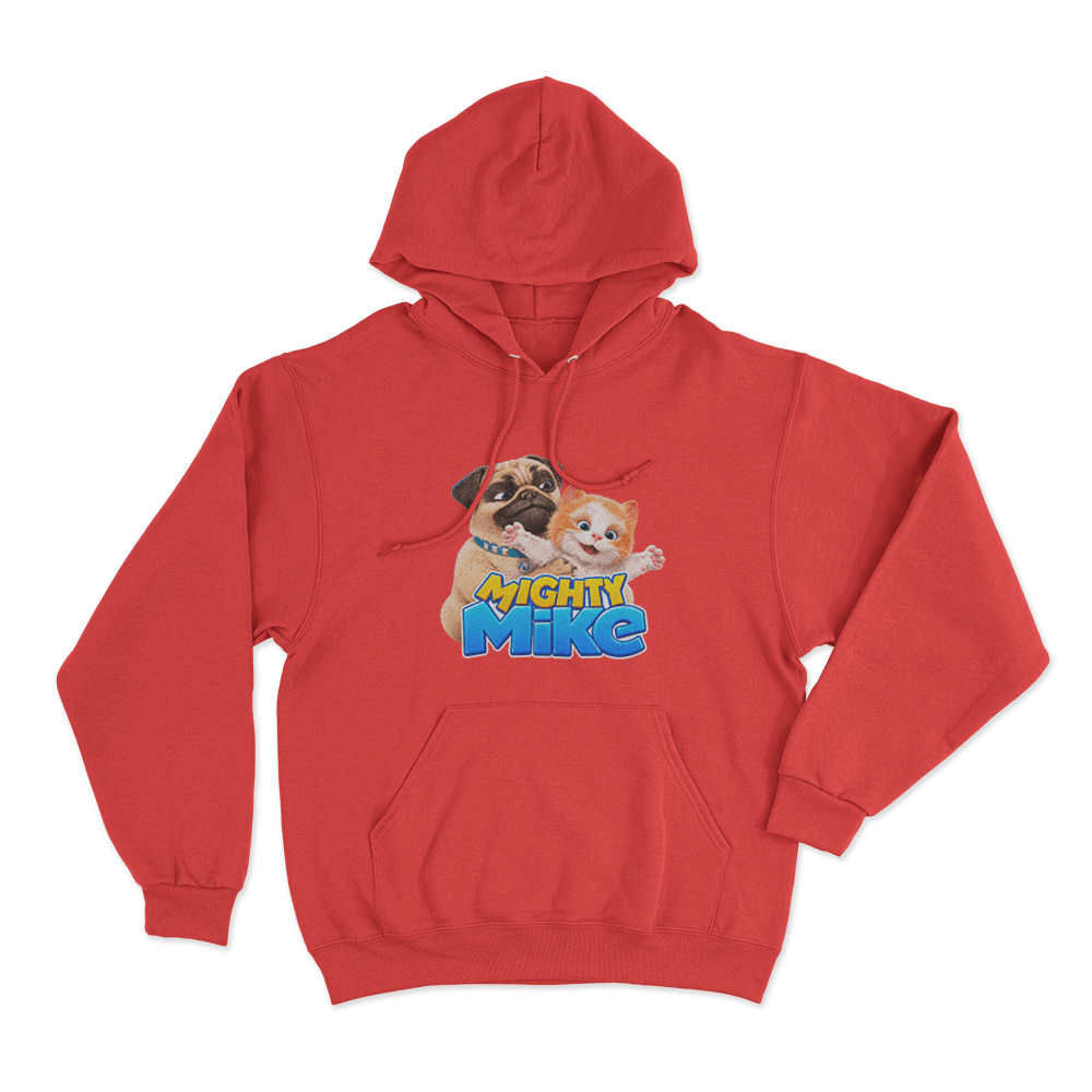 Mike & Fluffy Unisex Hoodie Red Mike Fluffy Unisex Hoodie Red