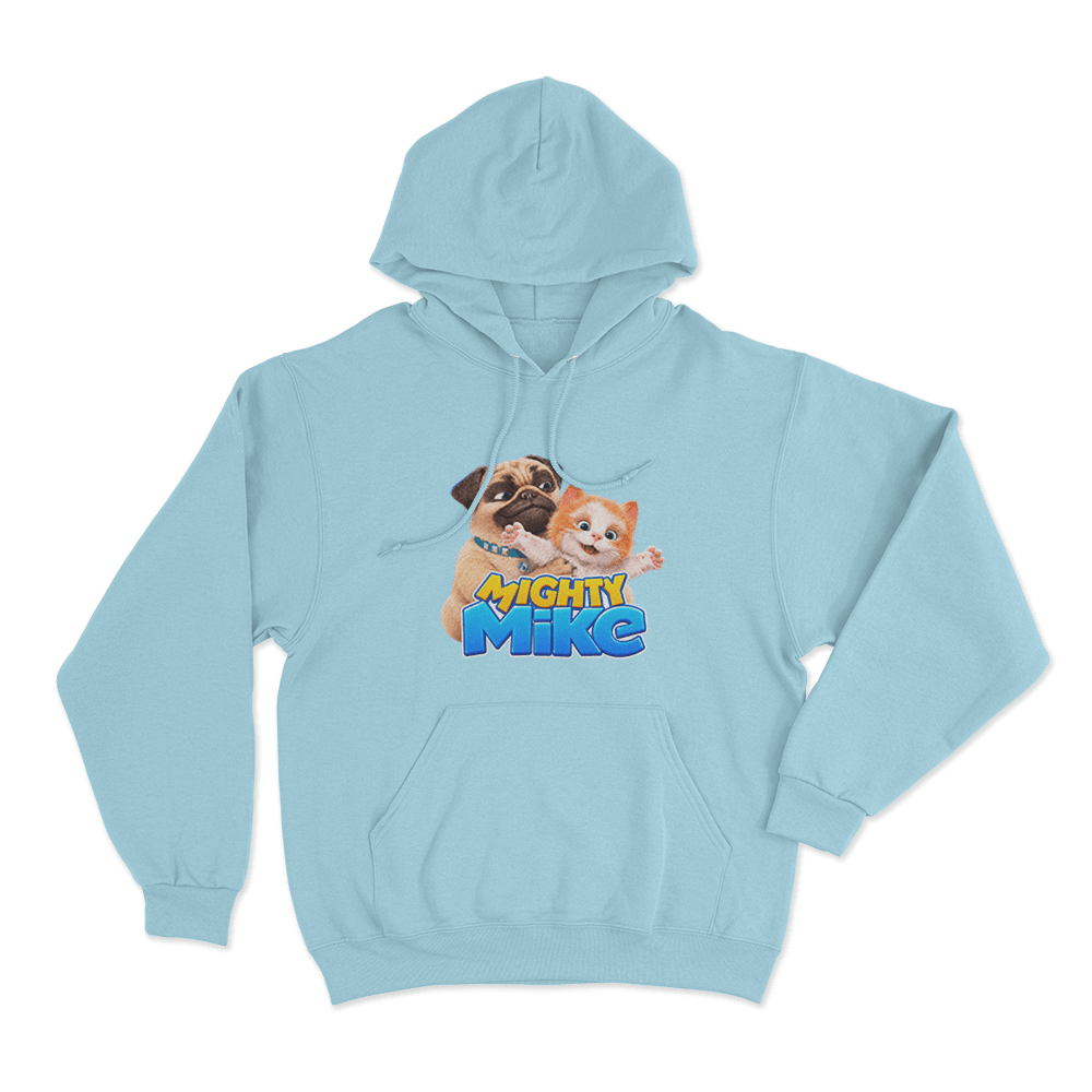 Mike & Fluffy Unisex Hoodie Sky Blue Mike Fluffy Unisex Hoodie Sky Blue
