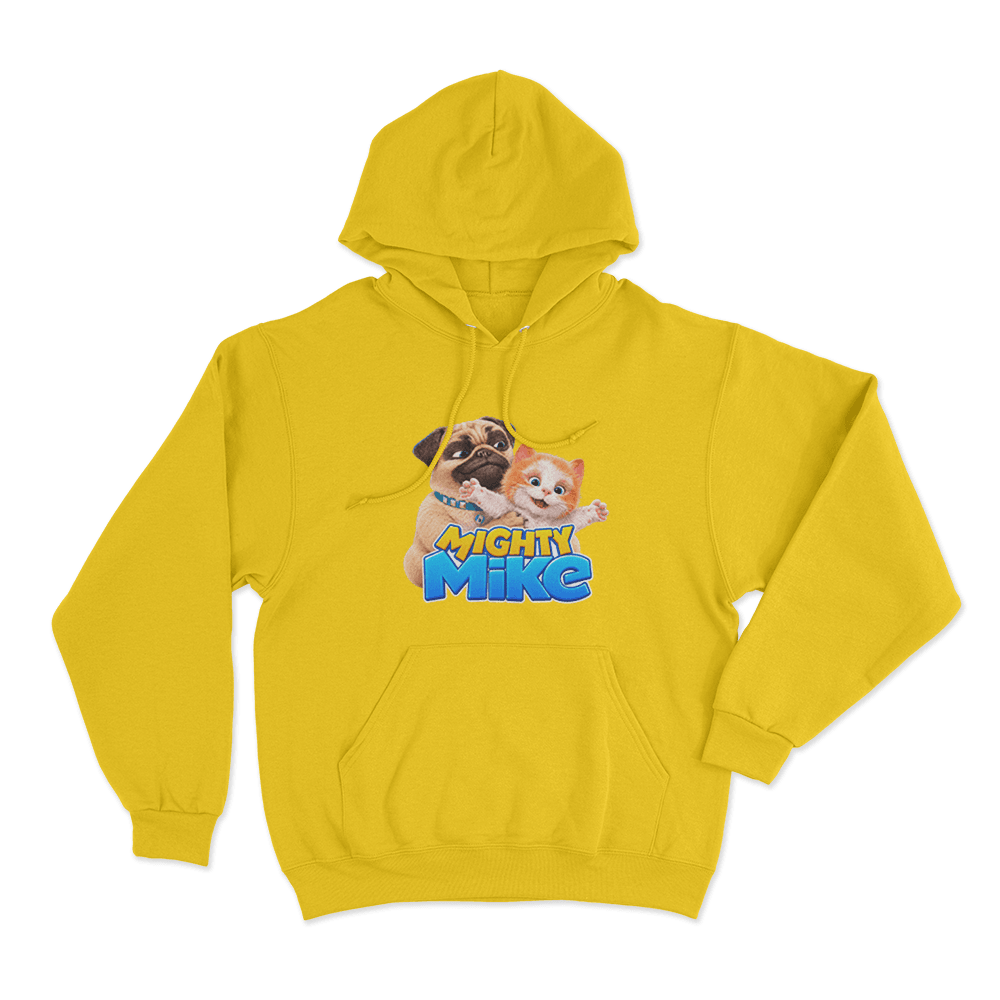 Mike & Fluffy Unisex Hoodie Yellow Mike Fluffy Unisex Hoodie Yellow