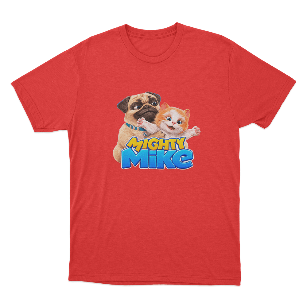 Mike & Fluffy Unisex T Shirt Red Mike Fluffy Unisex T Shirt Red