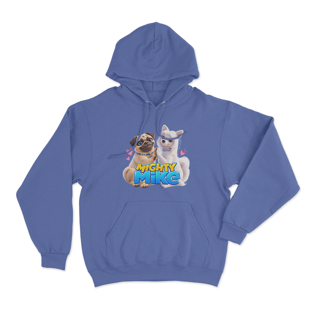 Mike & Iris Love Unisex Hoodie Blue Mike Iris Love Unisex Hoodie Blue