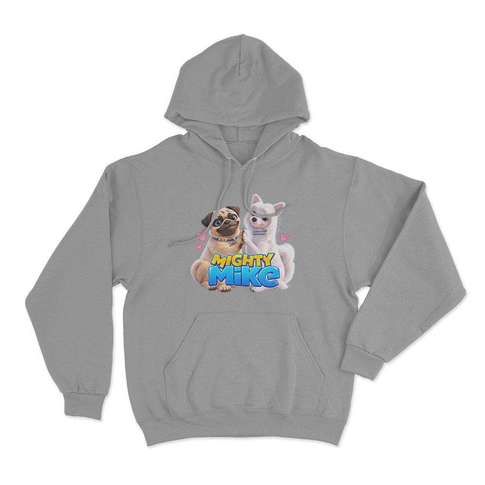 Mike & Iris Love Unisex Hoodie Grey Mike Iris Love Unisex Hoodie Grey