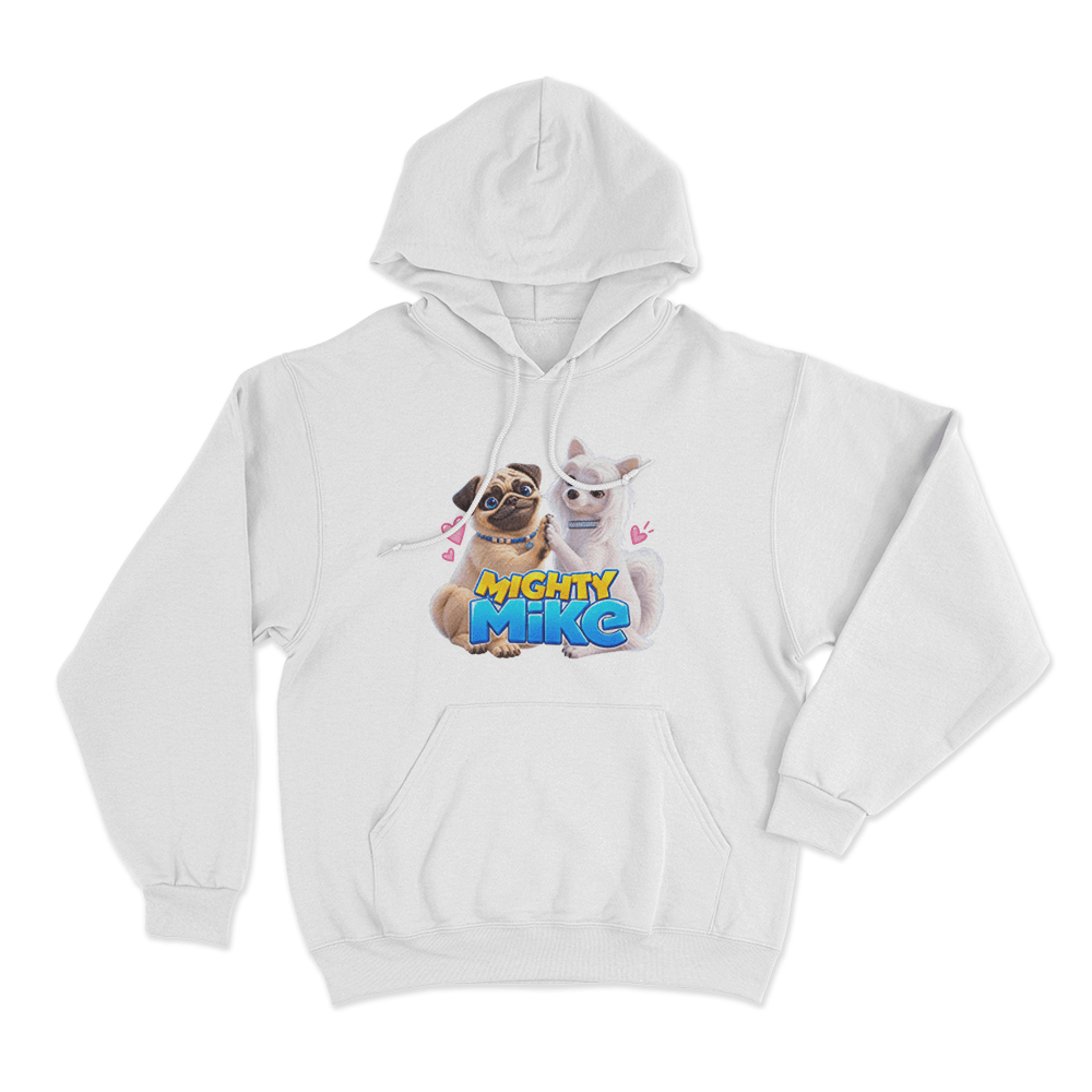 Mike & Iris Love Unisex Hoodie White Mike Iris Love Unisex Hoodie White