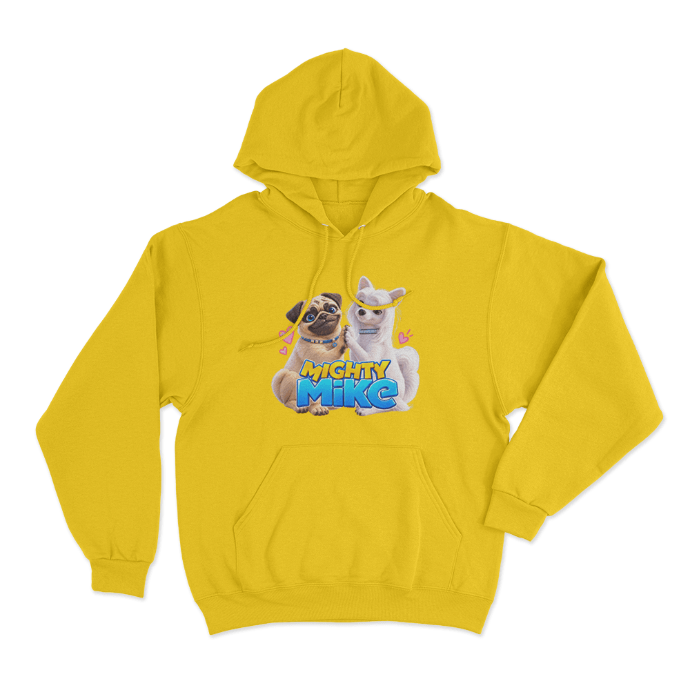 Mike & Iris Love Unisex Hoodie Yellow Mike Iris Love Unisex Hoodie Yellow