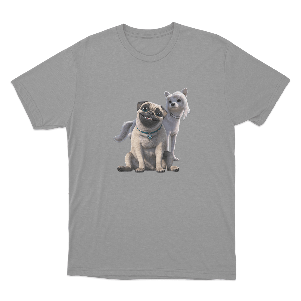 Mike & Iris Unisex T Shirt Grey Mike Iris Unisex T Shirt Grey