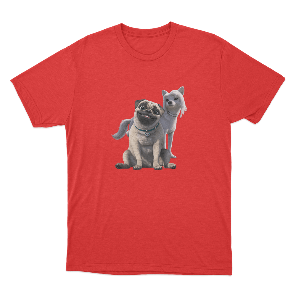 Mike & Iris Unisex T Shirt Red Mike Iris Unisex T Shirt Red