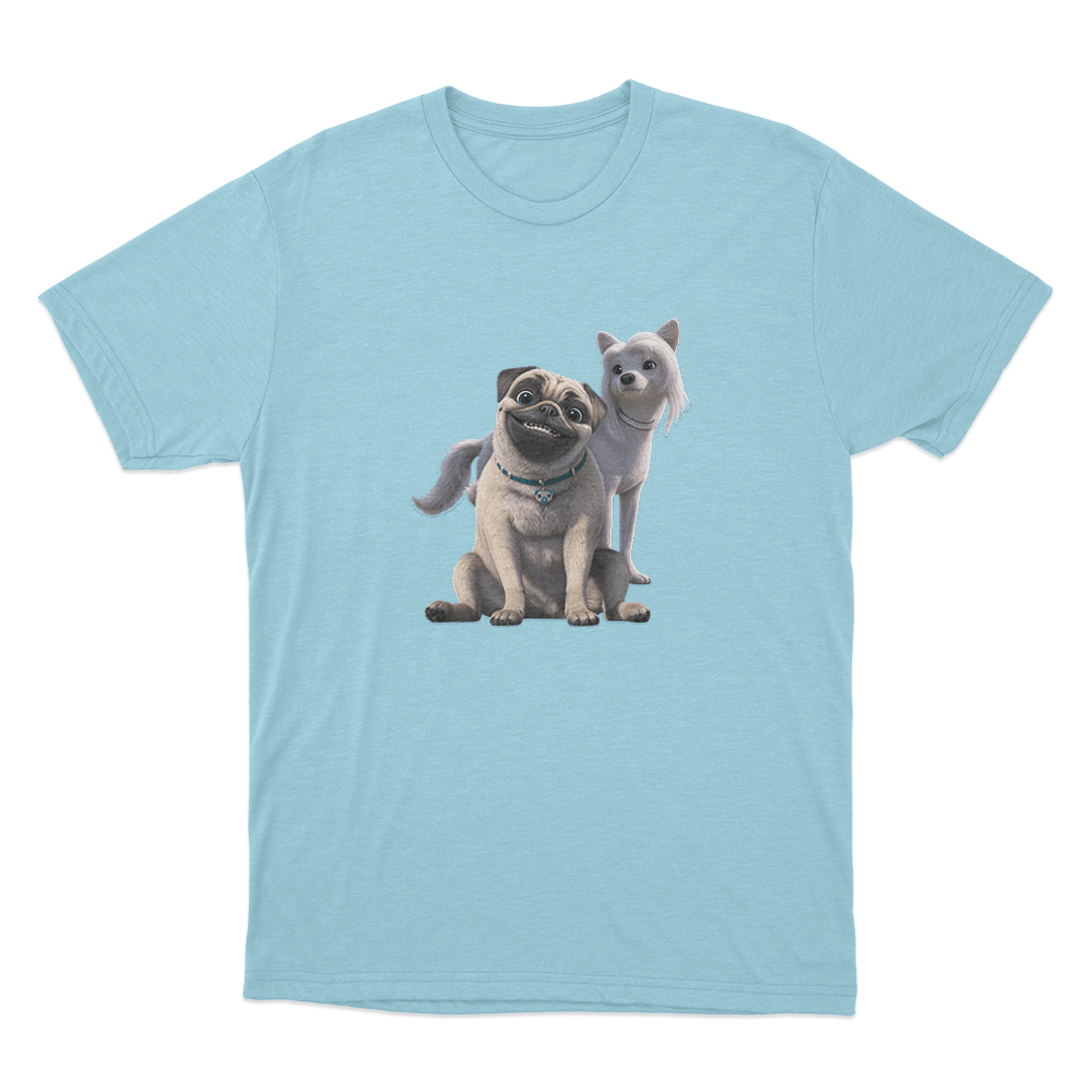 Mike & Iris Unisex T Shirt Sky Blue Mike Iris Unisex T Shirt Sky Blue