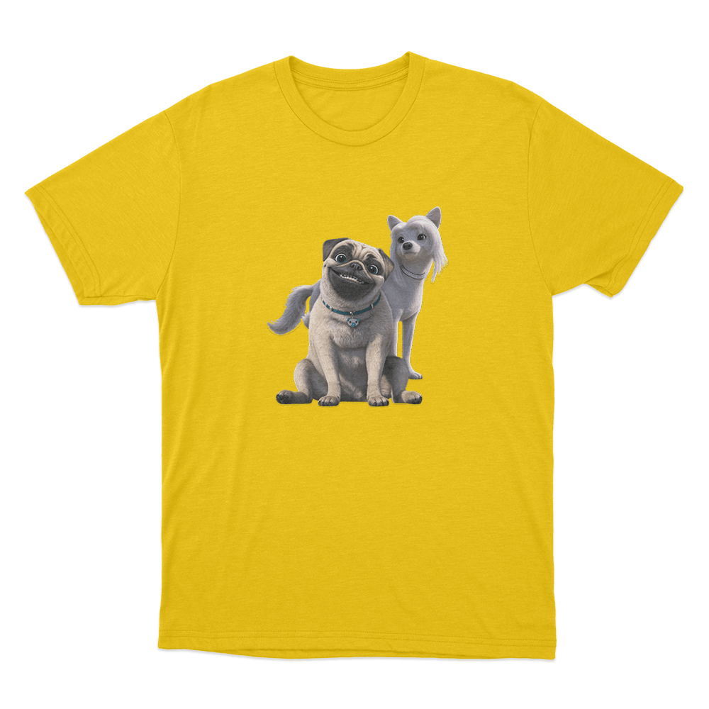 Mike & Iris Unisex T Shirt Yellow Mike Iris Unisex T Shirt Yellow
